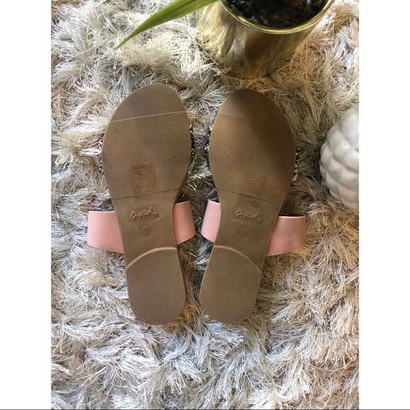 NEW Snake & Blush Sandals - Picture 5 of 5